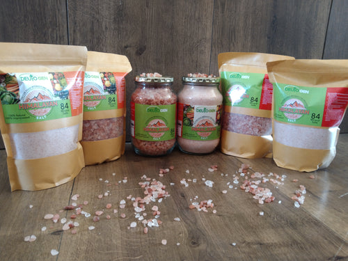 Himalayan Salt Pouch 1Kg -1.2Kg Bottle (Rough / Fine)