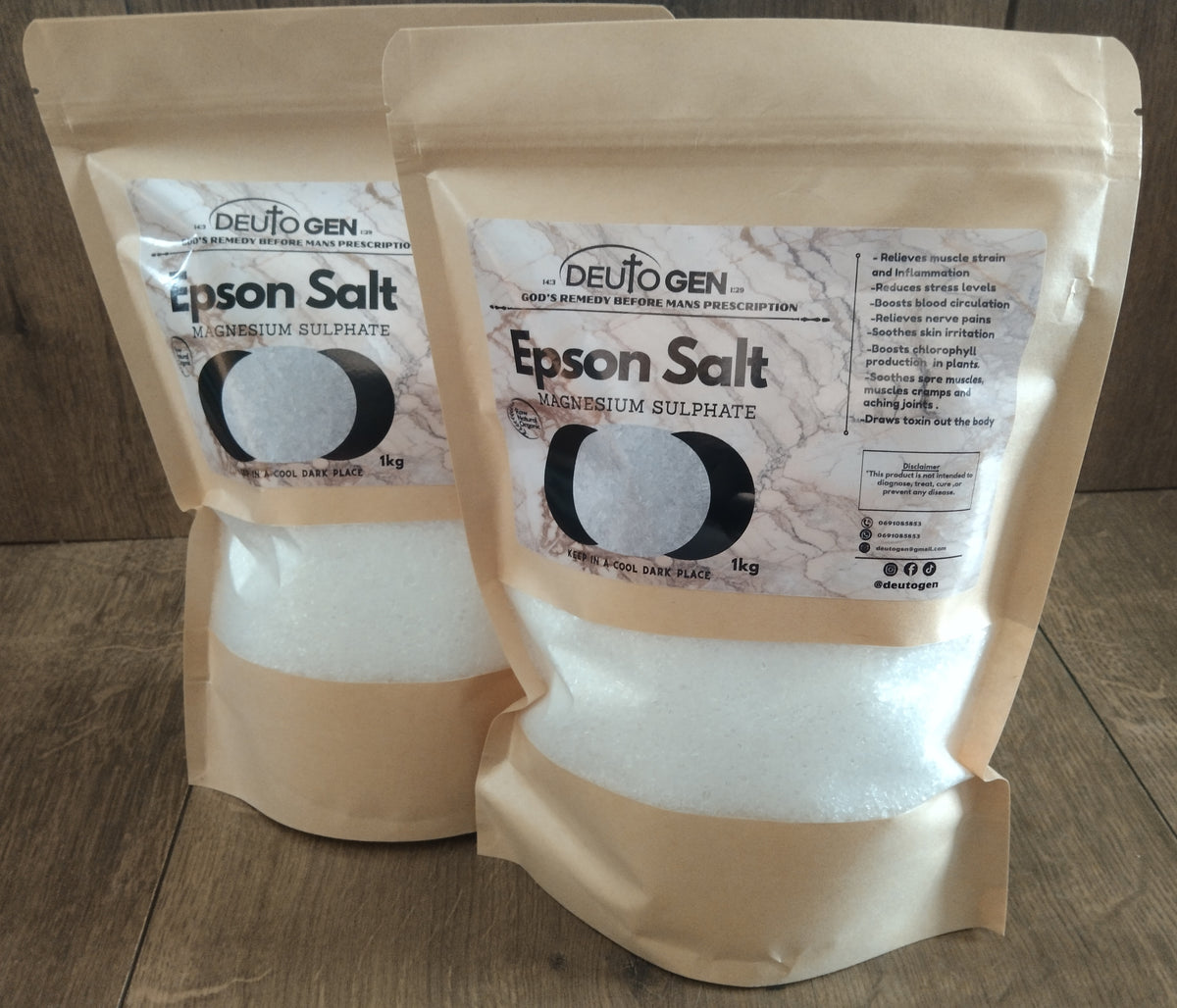Epsom Salt - Magnesium Sulfate - 1Kg